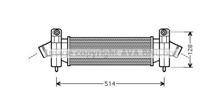 Фото автозапчастини інтеркулер AVA COOLING FDA4341