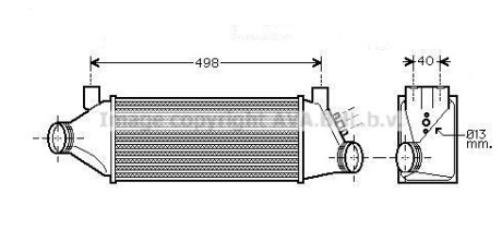 Фото автозапчастини інтеркулер AVA COOLING FDA4385