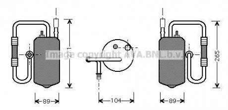 Осушувач кондиціонера AVA COOLING FDD349 (фото 1)