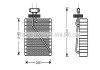 Фото автозапчастини випаровувач, кондиціонер AVA COOLING FDV270 (фото 1)