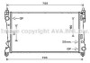 Фото автозапчасти радиатор охлождения FIAT DOBLO (152, 263) (09-) 1.3 MJTD (AVA) AVA COOLING FTA2449 (фото 1)