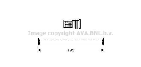 Фото автозапчастини осушувач,кондиціонер AVA COOLING FTD344 (фото 1)