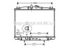 Фото автозапчасти радиатор охлаждения двигателя AVA AVA COOLING HD2177 (фото 1)