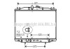 Фото автозапчасти радиатор охлаждения двигателя AVA AVA COOLING HD2179 (фото 1)