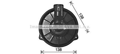 Фото автозапчасти вентилятор салону AVA COOLING HD8318