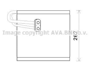 Фото автозапчасти испаритель кондиционера HYUNDAI I40 I, I40 I CW 1.6/1.7D/2.0 07.11- AVA COOLING HYV371