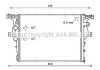 Фото автозапчасти радиатор Daily VI 2.3 D 09/11- (AVA) AVA COOLING IV2126 (фото 1)