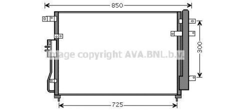 Фото автозапчасти автозапчасть AVA COOLING KA5111D