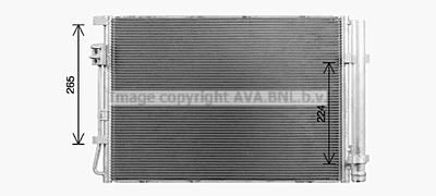 Фото автозапчасти condenser AVA COOLING KA5341D