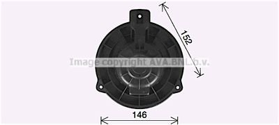 Фото автозапчасти вентилятор салону AVA COOLING KA8309