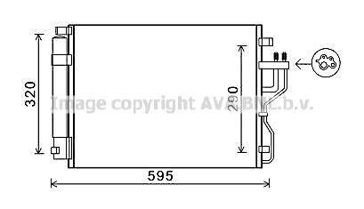 Фото автозапчасти автозапчасть AVA COOLING KAA5151D