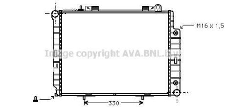 Фото автозапчастини радiатор AVA COOLING MS 2209