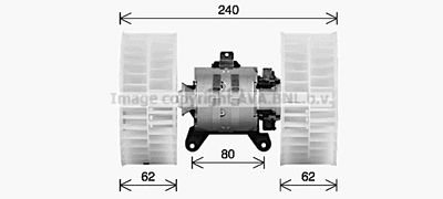 Фото автозапчастини вентилятор салону AVA COOLING MS8770 (фото 1)