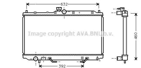 Фото автозапчасти радiатор AVA COOLING MT 2153