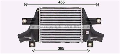 CHLODNICA POWIETRZA PEUGEOT 4008 12- AVA COOLING MT4273
