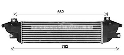 Фото автозапчастини інтеркулер MITSUBISHI L200 (2015) 2.4 MIVEC (AVA) AVA COOLING MT4282