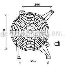 Фото автозапчасти вентилятор, охлаждение двигателя AVA COOLING MT7528