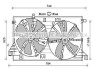 Фото автозапчасти ava mazda вентілятор радіатора 3 1.6 08-14 AVA COOLING MZ7550 (фото 1)