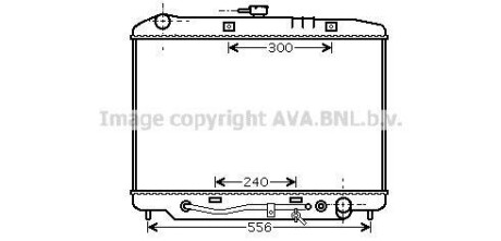 Фото автозапчасти ava opel радіатор охолодження двиг. monterey a 3.1, 3.2 91-, isuzu AVA COOLING OL2180