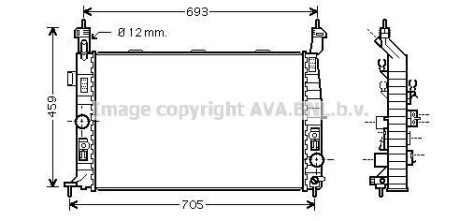 Фото автозапчасти радiатор AVA COOLING OL 2348