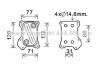 Фото автозапчастини охолоджувач оливи AVA COOLING OL3686 (фото 1)