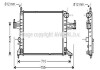 Фото автозапчасти радиатор охлаждения Corsa C 14 / 18 i man 09/00- AVA COOLING OLA 2306 (фото 1)