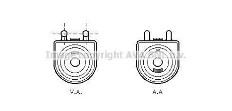 Фото автозапчасти масляний радiатор AVA COOLING PE 3271