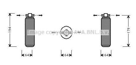 Фото автозапчастини осушувач,кондиціонер AVA COOLING PRD028