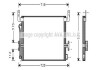 Фото автозапчастини радіатор кондиціонера Renault PREMIUM 04.96- AVA COOLING RE5013 (фото 1)