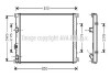 Фото автозапчастини радіатор охолодження двигуна MOVANO/MASTER D MT 98- (Ava) AVA COOLING RTA2276 (фото 1)