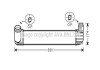 Фото автозапчастини інтеркулер Renault Megane III 1,6CDI 1,9DCI 2,0TCe AVA AVA COOLING RTA4411 (фото 1)