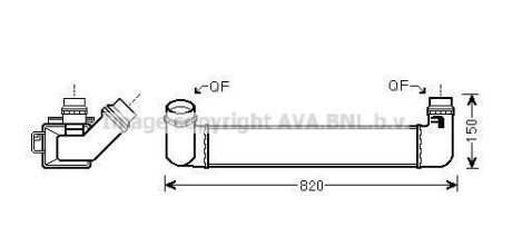 Фото автозапчастини ava renault інтеркулер fluence 1.5dci/2.0 16v 10- AVA COOLING RTA4461