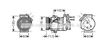 Фото автозапчасти компресор AVA COOLING RTAK393