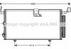 Фото автозапчасти радиатор кондиционера LEXUS RX 3.0 10.99-05.03 AVA COOLING TO5384D AVA (фото 1)