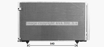 Радіатор кондиціонера (з осушувачем) LEXUS RX 3.5 12.08-09.15 AVA COOLING TO5756D