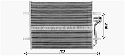 Фото автозапчастини радіатор кодиціонера AVA COOLING VN5418