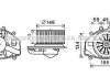 Фото автозапчасти вентилятор салона AUDI, SKODA, VW (AVA) AVA COOLING VN8352 (фото 1)