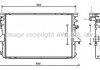 Фото автозапчастини радіатор, Система охолодження двигуна AVA COOLING VNA2317 (фото 1)