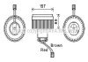 Фото автозапчастини вентилятор обігрівача салону Volvo XC90 (02-), S60 (00-), S80 (98-) AVA AVA COOLING VO8177 (фото 1)