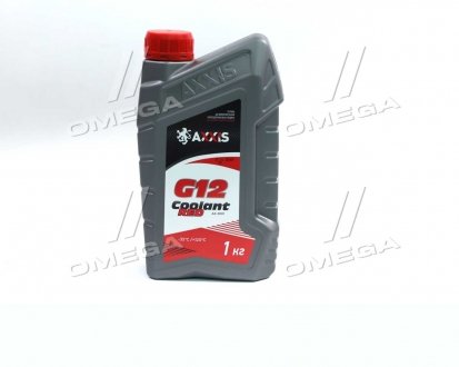 Фото автозапчасти антифриз RED G12 Сoolant <> (красный) (Канистра 1кг) AXXIS AX-2001