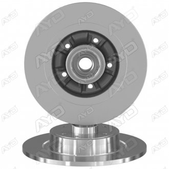 Фото автозапчасти диск тормозной задн с подшипн (D=274mm) RENAULT LAGUNA (01-), GRAND SCENIC (04-) AYD 10-50420B