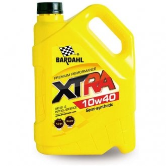 Моторне масло XTRA 10W40 5л A3/B4, SN/CF API, BMW Longlife-98, MB 229.1, VW 501.01/505.00 Bardahl 34133 (фото 1)