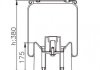 Пневморессора/подушка со стаканом 4157NP05 BEAVERS 824157-05CP (фото 2)