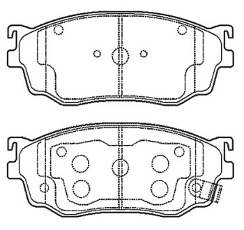 Фото автозапчастини колодки гальмівні передні Mazda 323, 626, Premacy FDB1557 Bendix 572444B