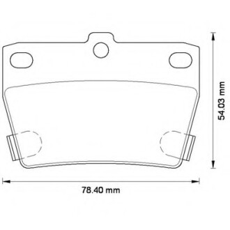 Фото автозапчастини колодки гальмівні задні Toyota Rav4 FDB1531 Bendix 572488B