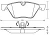 Фото автозапчасти колодки гальмівні передні BMW 1, 3, 5, X1, Z4 FDB1773 FDB1773 Bendix 573187B (фото 1)