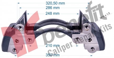 Фото автозапчастини скоба супорта BENEFIT 10507