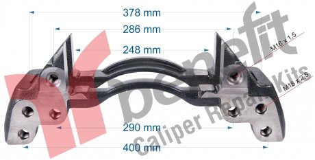 Фото автозапчастини k011479 Скоба супорту SB7 1689314 1521259 BENEFIT 10513BEN