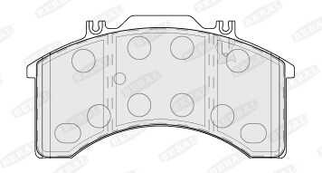 Фото автозапчасти комплект тормозных колодок BENDIX IVECO EUROCARGO I-III, MAGIRUS 8060.25R.4200-F4AE3681D 01.91- BERAL BCV29032T