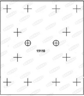 Накладка гальмівних колодок (410x180) IVECO EUROTRAKKER, TRAKKER 01.93- BERAL KBL19109.9-1637
